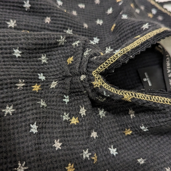 Victoria’s Secret waffle thermal knit star print cami y2K - Picture 7 of 9